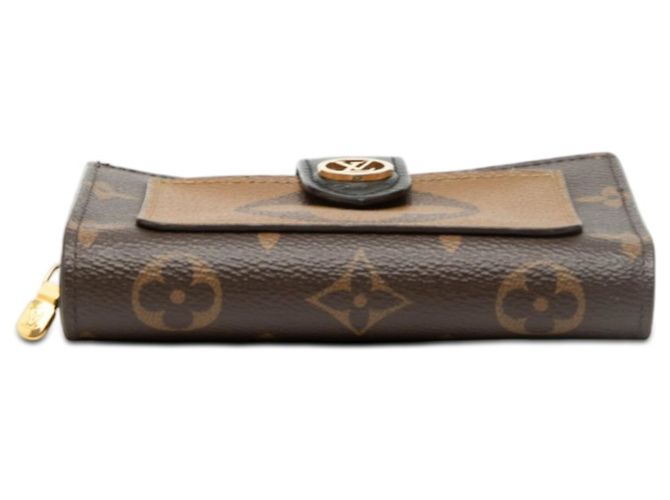 Louis Vuitton Monogram Giant Reverse Portemonnaie Juliette im Querformat Braun - Ansicht 3