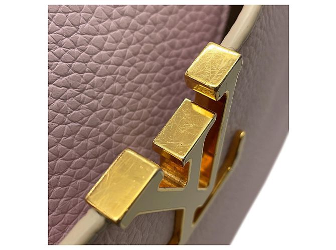 Borsa Capucines BB Louis Vuitton Bianco - vista 10