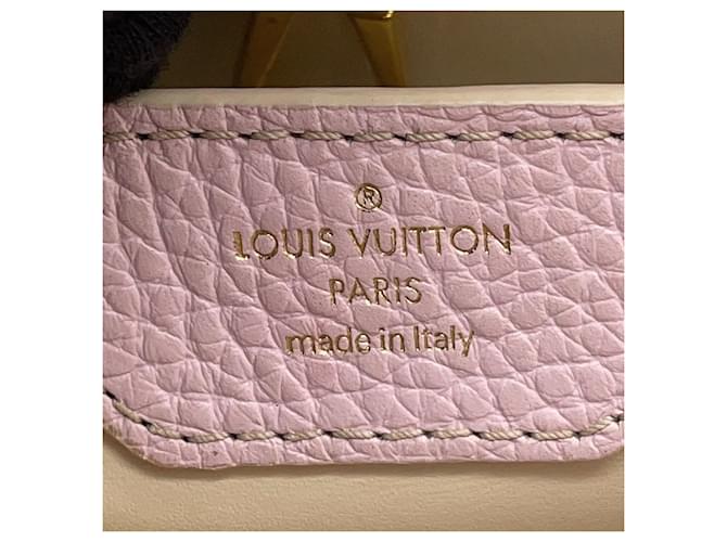 Borsa Capucines BB Louis Vuitton Bianco - vista 18