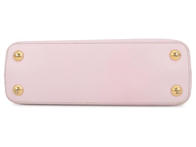 Borsa Capucines BB Louis Vuitton Bianco - vista 3