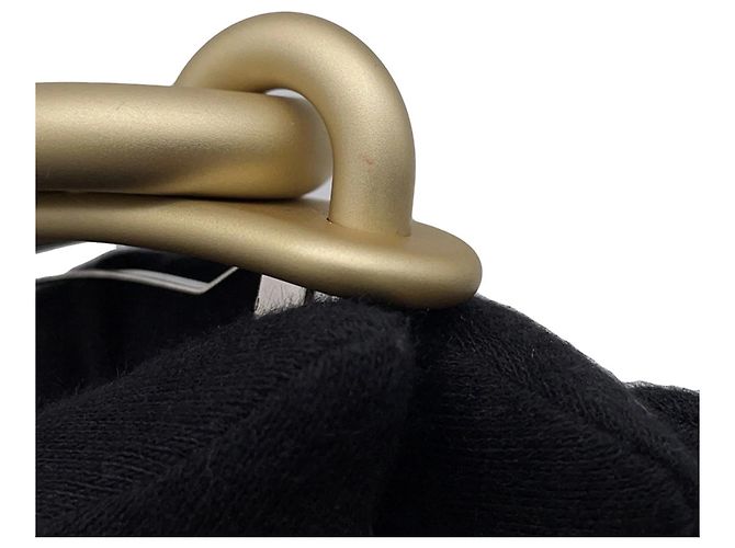 Fermaglio in alluminio dorato Hermès Tri Maillon PM Chaine d'Ancre D'oro - vista 7