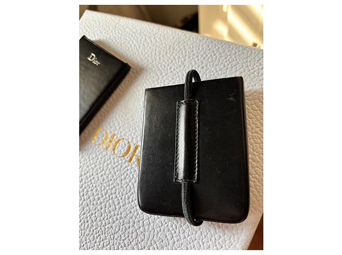 Dior Homme Black Leather Wallet - view 11