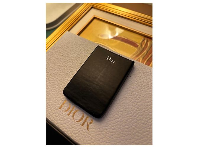 Dior Homme Black Leather Wallet - view 12