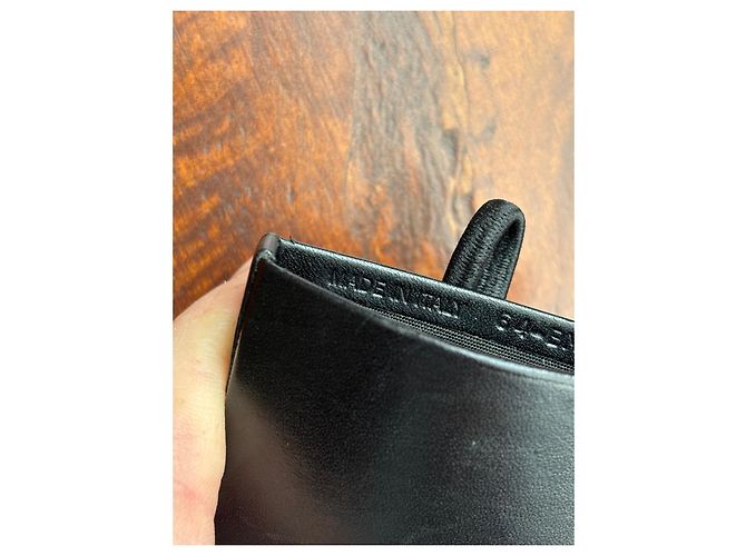 Dior Homme Black Leather Wallet - view 7