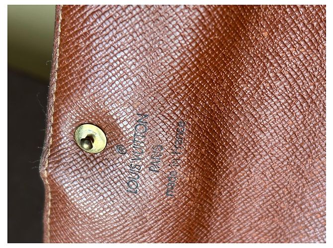 Cartera Louis Vuitton Monogram Marrón Castaño - vista 10