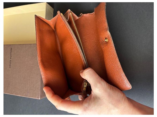 Cartera Louis Vuitton Monogram Marrón Castaño - vista 14