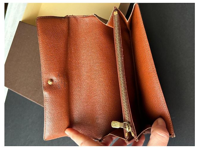 Cartera Louis Vuitton Monogram Marrón Castaño - vista 8