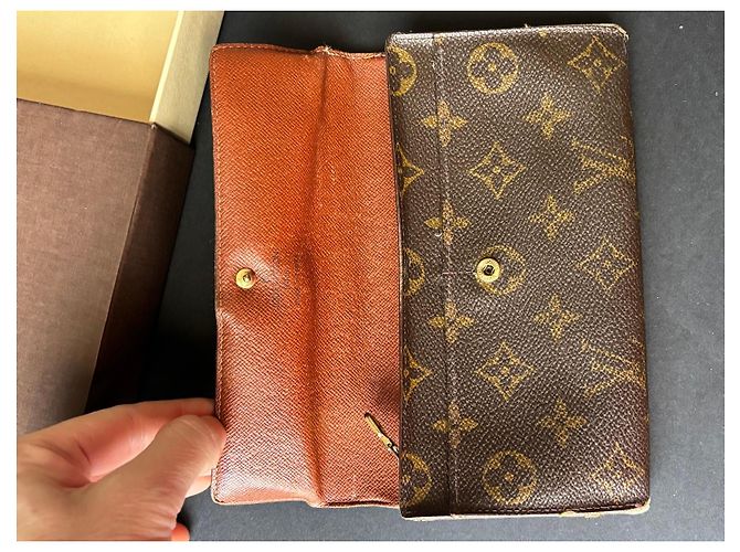 Cartera Louis Vuitton Monogram Marrón Castaño - vista 9