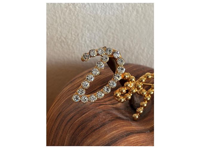 Dsquared2 Spilla "Dream" in metallo dorato con strass Argento D'oro - vista 5