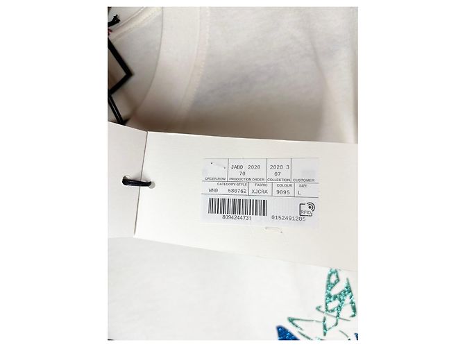 Camiseta Gucci de algodón blanco con estampado Multicolor - vista 6