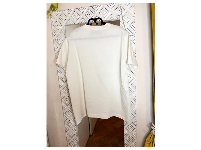 Camiseta Gucci de algodón blanco con estampado Multicolor - vista 7