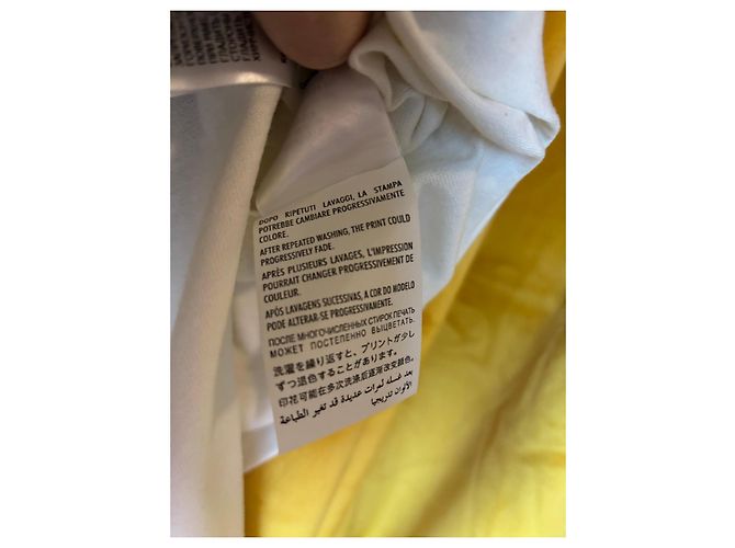 Camiseta Gucci de algodón blanco con estampado Multicolor - vista 8