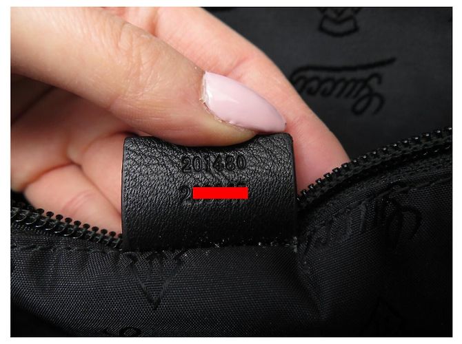 SACOLA GUCCI MALETTE GG 201480 EM COURO GUCCISSIMA PRETO - vista 12
