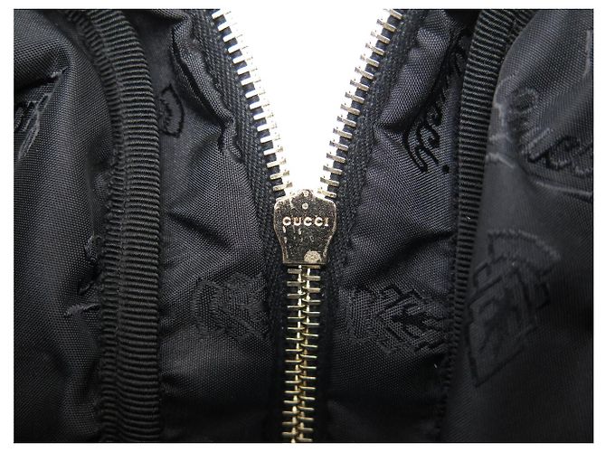 SACOLA GUCCI MALETTE GG 201480 EM COURO GUCCISSIMA PRETO - vista 16