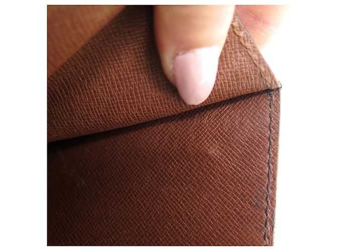 BOLSA DE LUXO VINTAGE LOUIS VUITTON MONCEAU EM CANVAS MONOGRAMA Marrom - vista 14