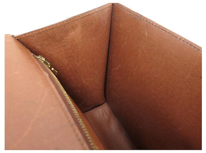 BOLSA DE LUXO VINTAGE LOUIS VUITTON MONCEAU EM CANVAS MONOGRAMA Marrom - vista 16