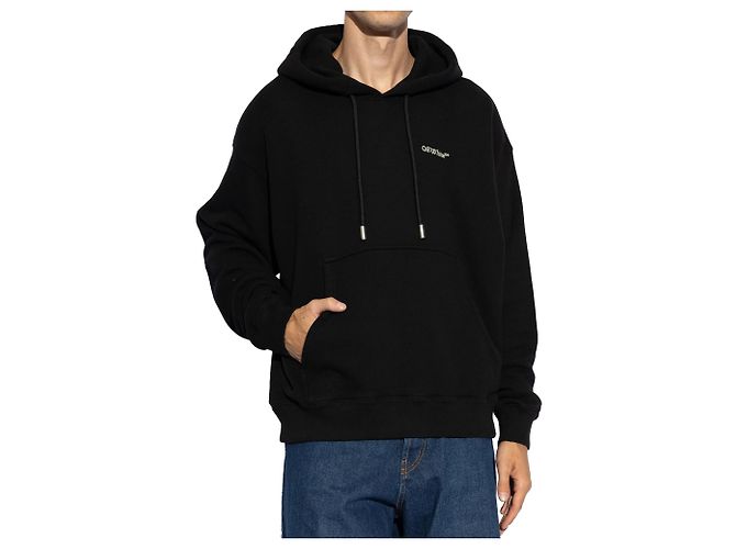 Off White Off-White Logo Kapuzenpullover Schwarz - Ansicht 2
