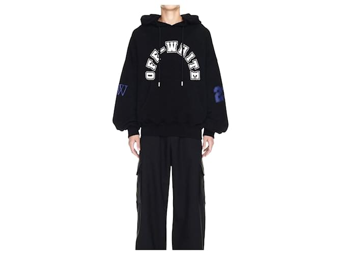 Off White Felpa con cappuccio Off-White Nero - vista 2