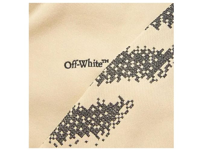 Off White Off-White Logo Sweatshirt Braun Beige - Ansicht 4