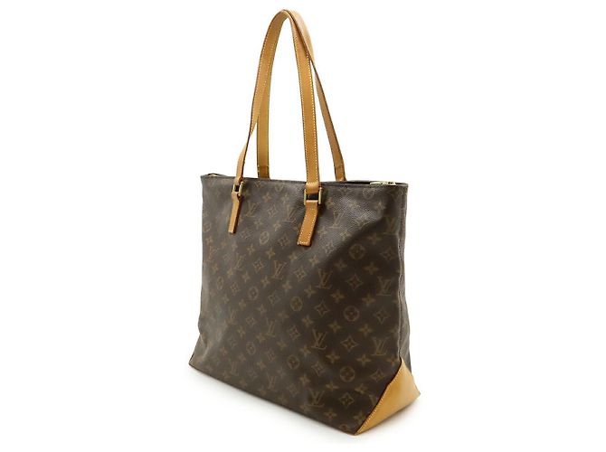 Borsa Tote Cabas Mezzo Monogramma Louis Vuitton Marrone - vista 2
