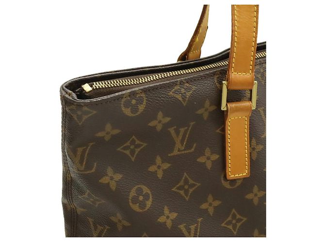 Borsa Tote Cabas Mezzo Monogramma Louis Vuitton Marrone - vista 4