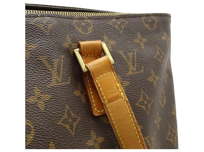 Borsa Tote Cabas Mezzo Monogramma Louis Vuitton Marrone - vista 8