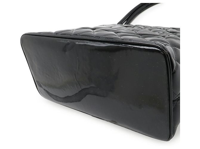 Borsa Tote Chanel Matelassé Coco Mark Nera Nero - vista 3