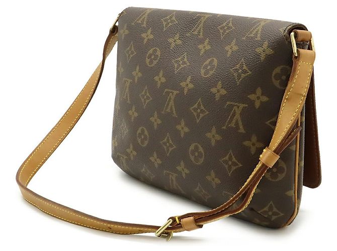 Louis Vuitton Monogram Musette Tango Schultertasche Braun - Ansicht 2