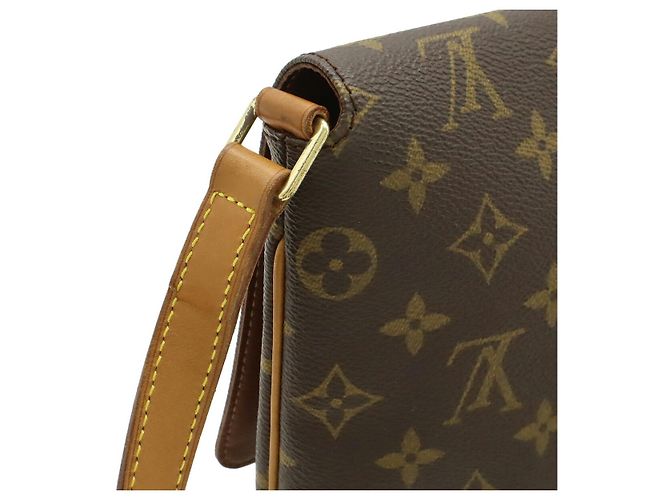 Louis Vuitton Monogram Musette Tango Schultertasche Braun - Ansicht 4