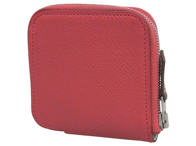 Monedero compacto mini Azap Silk'in de Hermès Rosa - vista 2