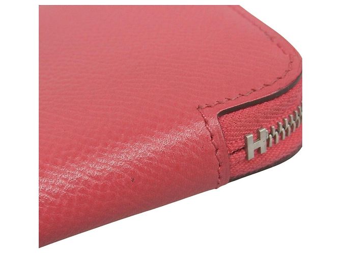 Monedero compacto mini Azap Silk'in de Hermès Rosa - vista 5