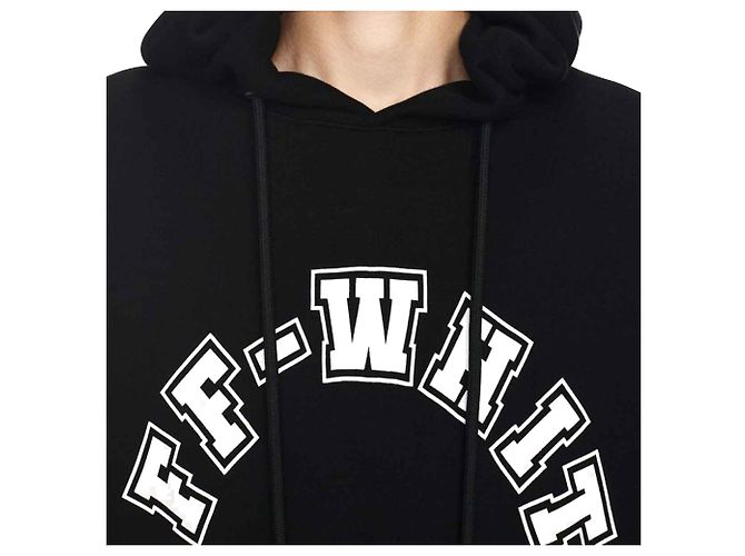 Off White Moletom com capuz Off-White Preto - vista 4