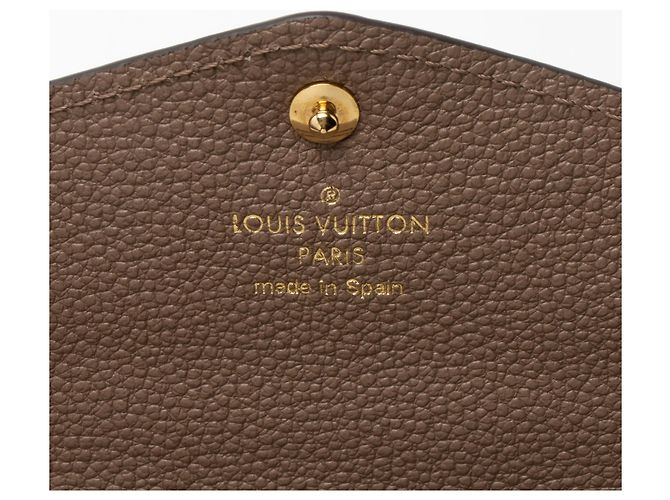 Portafoglio Sarah Monogram Empreinte Louis Vuitton Marrone Beige - vista 6