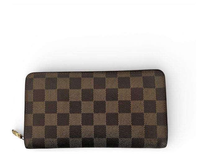 Portafoglio in tessuto Zippy Louis Vuitton Marrone - vista 2