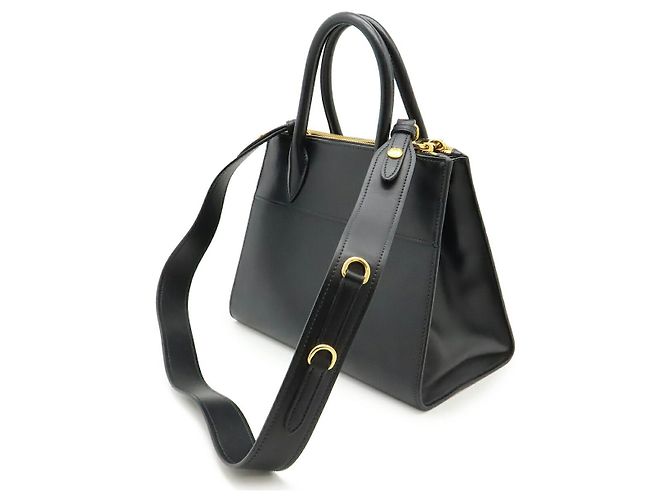 Borsa a mano Prada Paradigme in pelle Saffiano Nero - vista 2