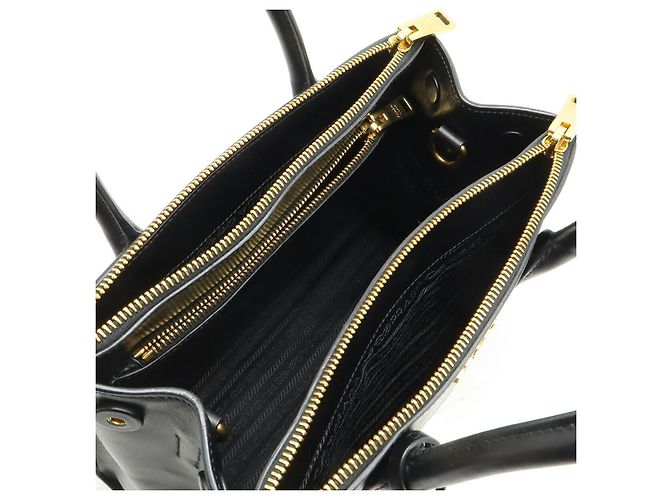 Borsa a mano Prada Paradigme in pelle Saffiano Nero - vista 6