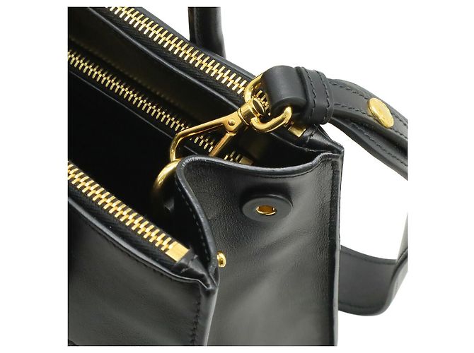 Borsa a mano Prada Paradigme in pelle Saffiano Nero - vista 7