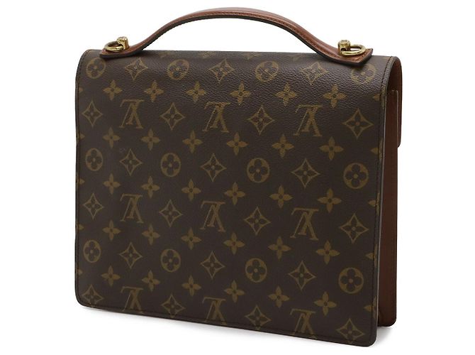 Borsa Monceau 28 Monogramma Louis Vuitton Marrone - vista 2