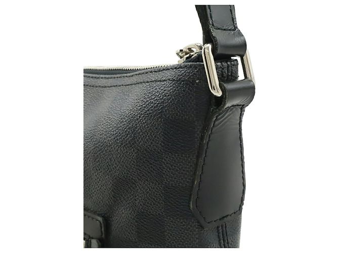 Borsa Messenger Mick MM Damier Graphite Louis Vuitton Nero - vista 4