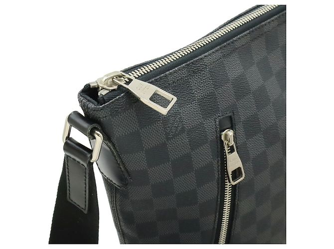 Borsa Messenger Mick MM Damier Graphite Louis Vuitton Nero - vista 6