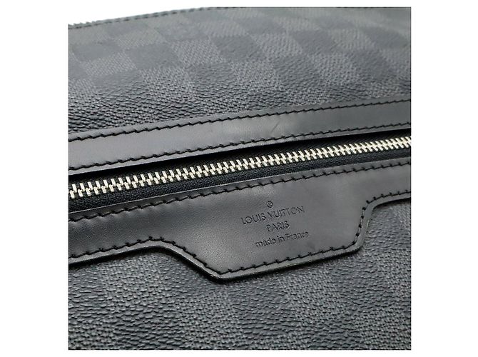 Borsa Messenger Mick MM Damier Graphite Louis Vuitton Nero - vista 8
