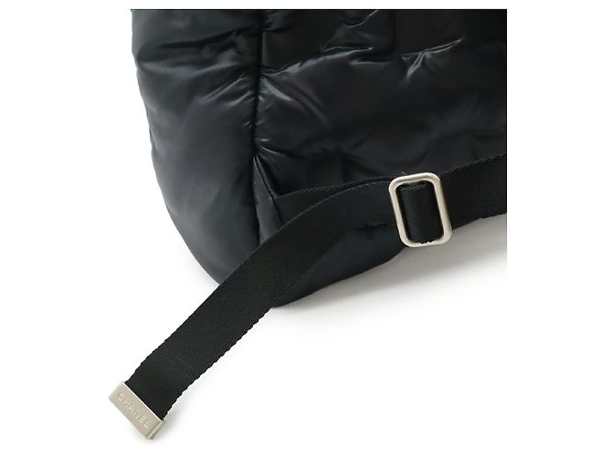 Chanel Nylon Tweed Rucksack Schwarz - Ansicht 5