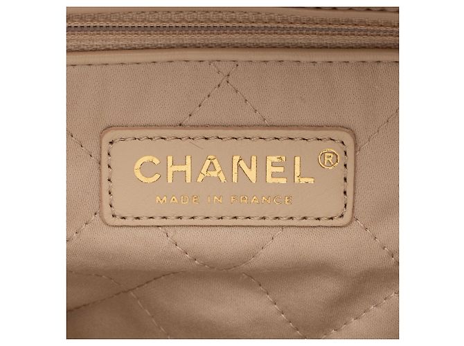 Gabrielle Bolso de hombro mediano Chanel 22 en piel de ternera brillante Blanco - vista 8