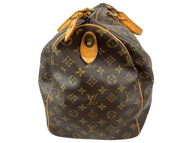 Borsa da viaggio Keepall 50 in tela Monogram Louis Vuitton - Bagagli vintage Marrone - vista 6
