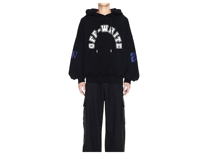 Off White Felpa con cappuccio Off-White Nero - vista 2