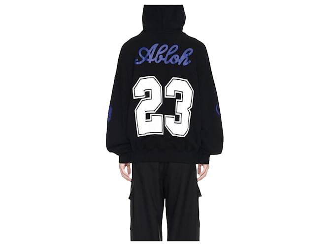 Off White Felpa con cappuccio Off-White Nero - vista 3