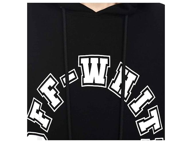 Off White Felpa con cappuccio Off-White Nero - vista 4