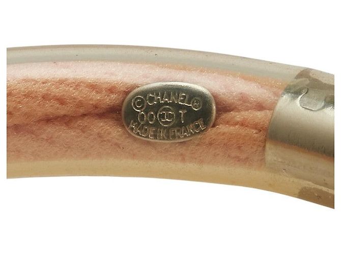 Timeless Bracciale Tubo Logo Chanel Arancione - vista 4
