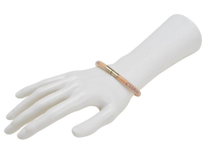 Timeless Bracciale Tubo Logo Chanel Arancione - vista 6