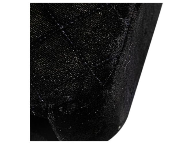 Timeless Bolso Tote de Cadena de Suede Matelassé Chanel Azul Azul marino - vista 6